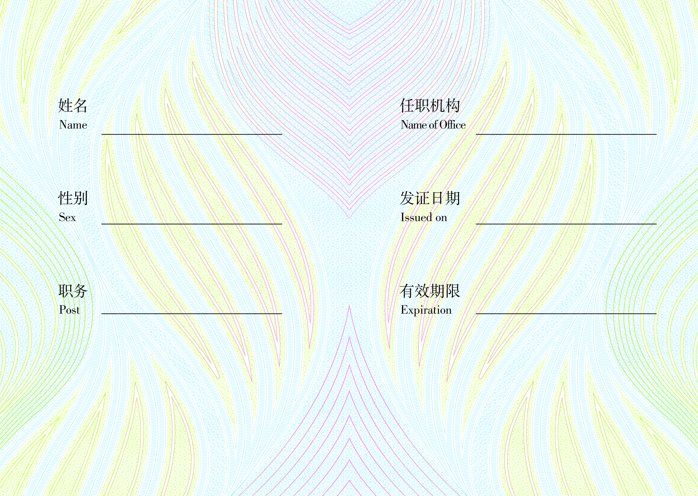 代表证第2,3页